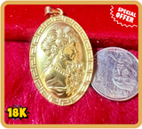 18K CAMEO PENDANT BIG OPEN BACK