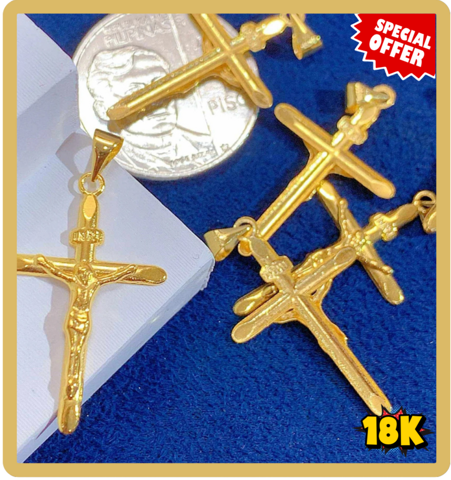 OPEN BACK CROSS PENDANT