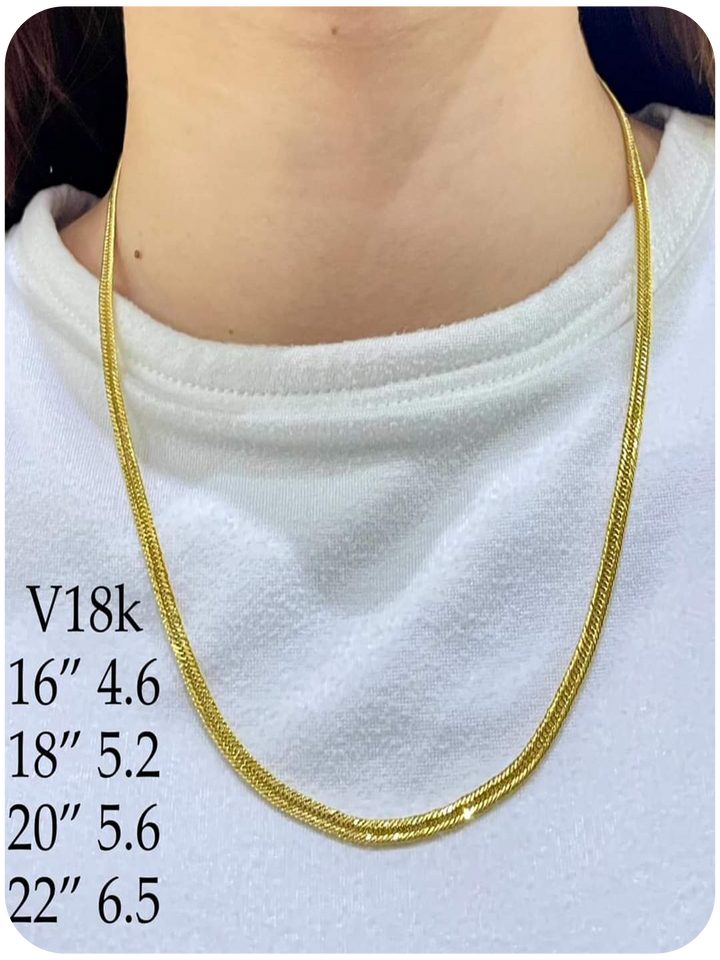 TRIPPLE LOCK NECKLACES SIZE 16,18,20,22,24