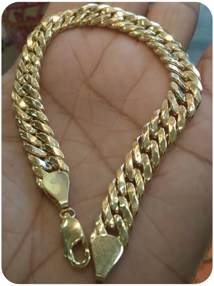 CHUNKY HALLOW BRACELET 8 7-8MM