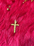 CROSS PENDANT OPEN BACK LIGHTWEIGHT