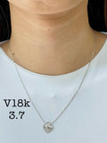 WHITE GOLD NECKLACE SIZE 18