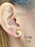 STUD BALL EARRING PLAIN