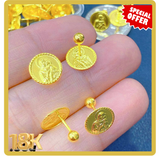 CAMEO Screw lock/Seruscas Stud Earring