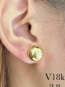 PLAIN STUD EARRING BIG
