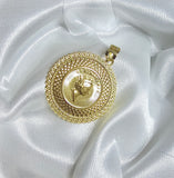 18K GOLD CAMEO PENDANT