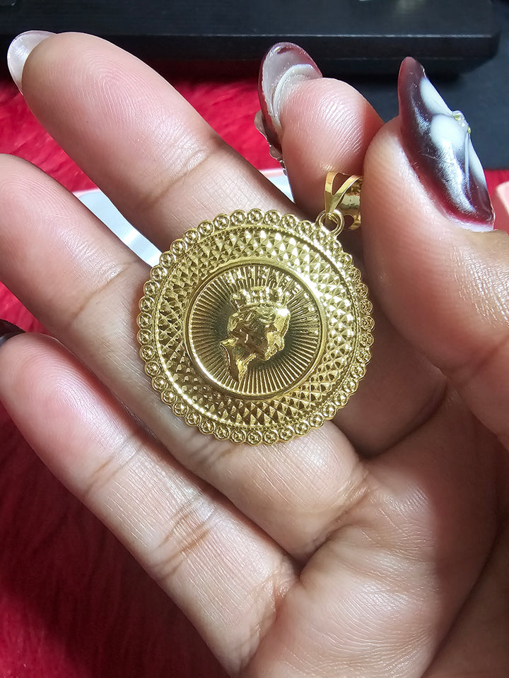 18K GOLD CAMEO PENDANT