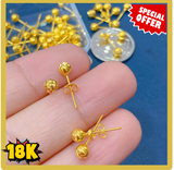 STUD BALLS EARRINGS 4-5MM