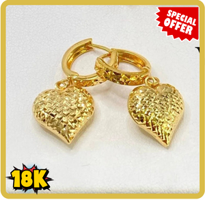 DANGLING HEART EARRINGS