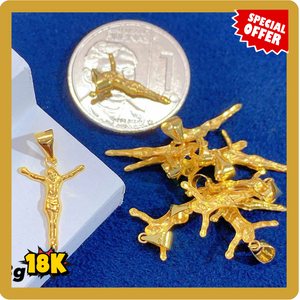 MINI CROSS PENDANT OPEN BACK LIGHTWEIGHT