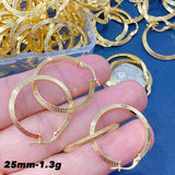 FENFEN LOOP EARRING 25MM