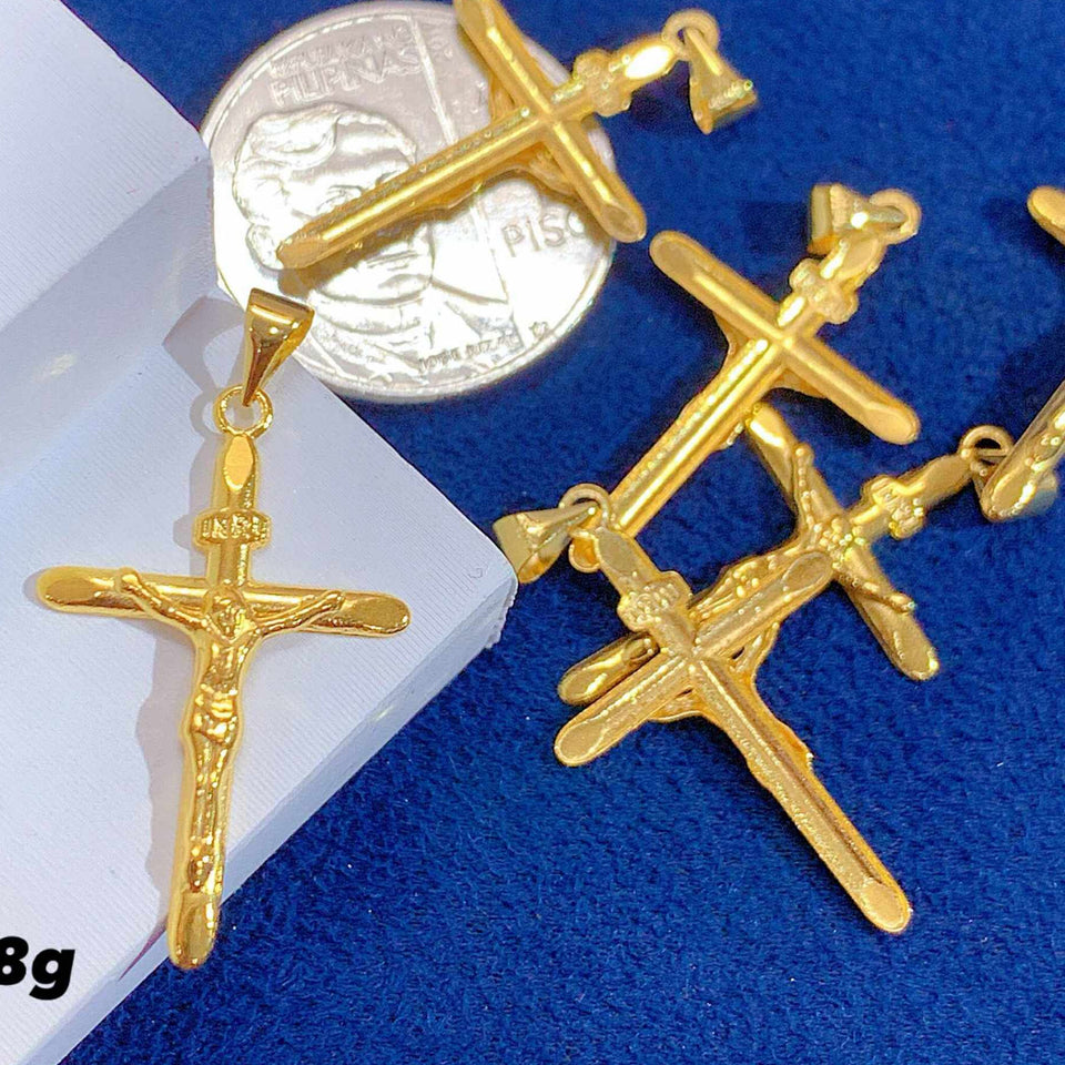 OPEN BACK CROSS PENDANT