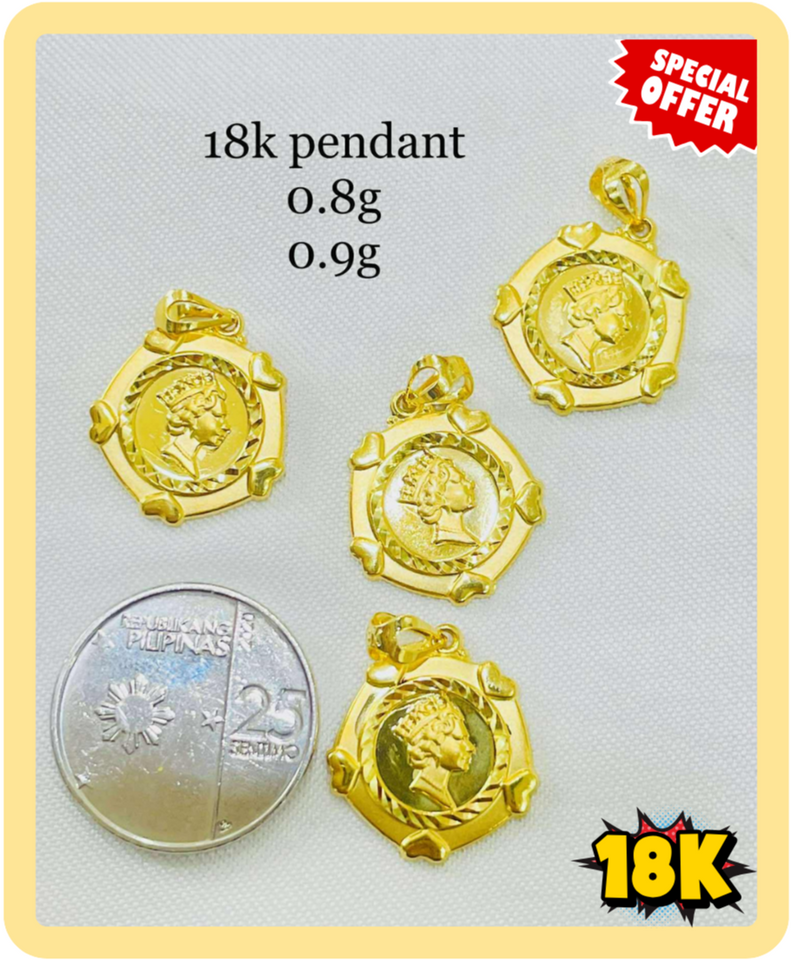 MEDALLION PENDANT OPEN BACK