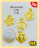 MEDALLION PENDANT OPEN BACK