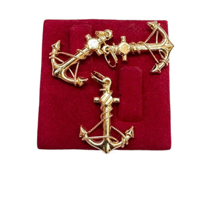 18K ANCHOR PENDANT SOLID