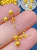 STUD BALLS EARRINGS 4-5MM