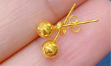 STUD BALLS EARRINGS 4-5MM