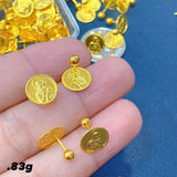 CAMEO Screw lock/Seruscas Stud Earring