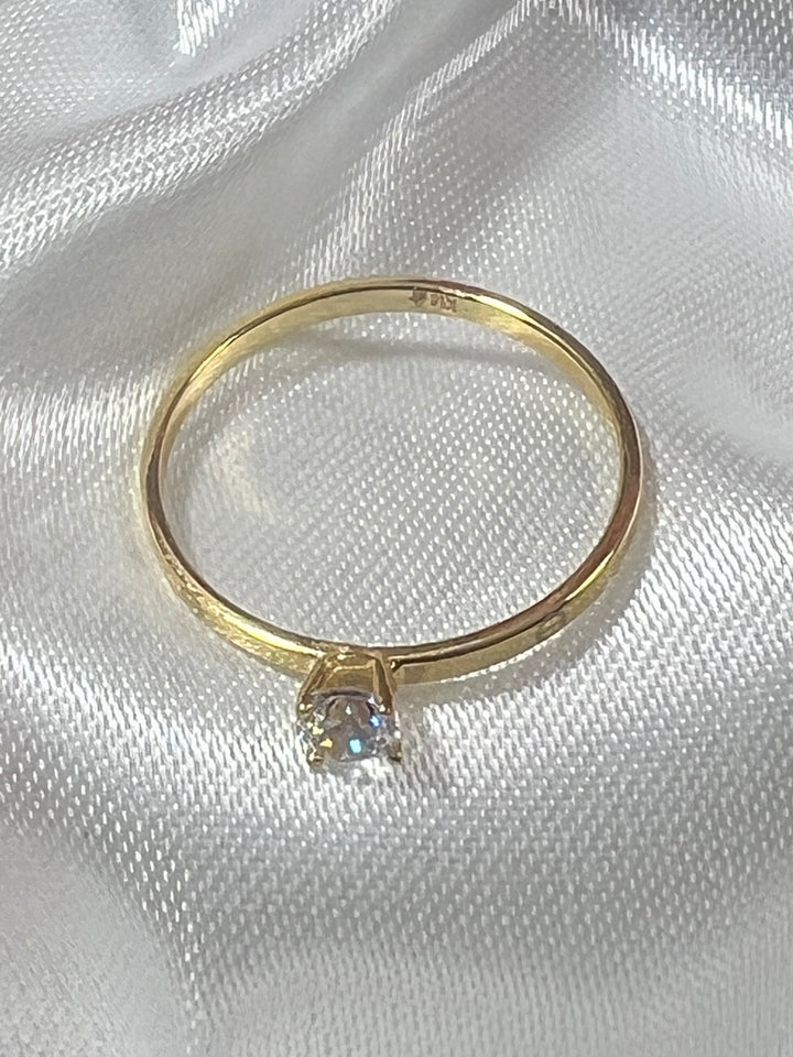 18k Cartier Ring with russian stones