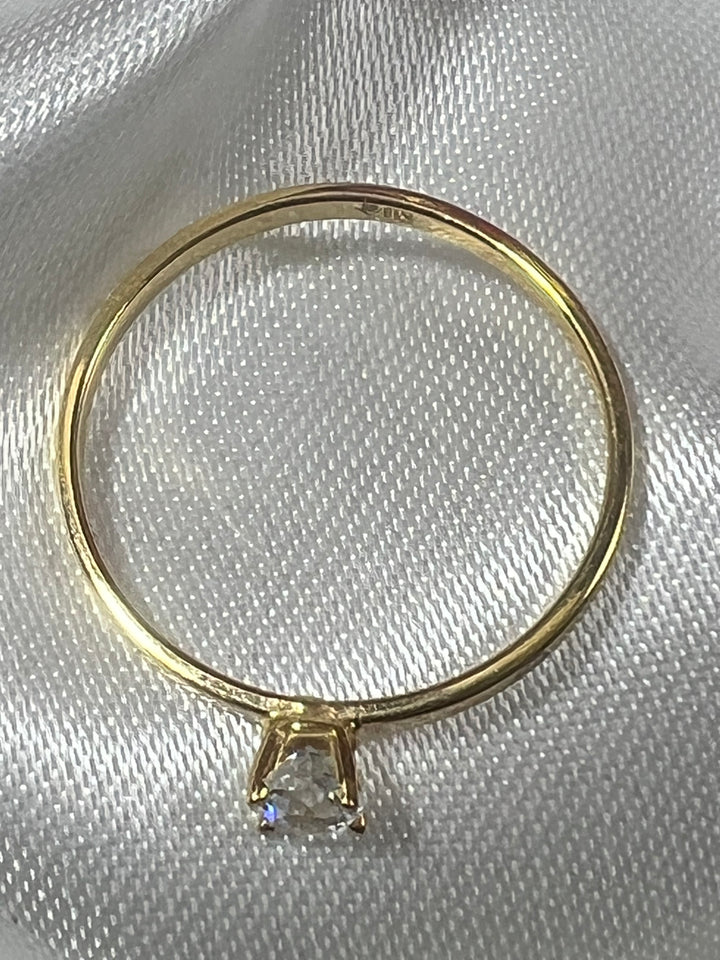 18k Cartier Ring with russian stones