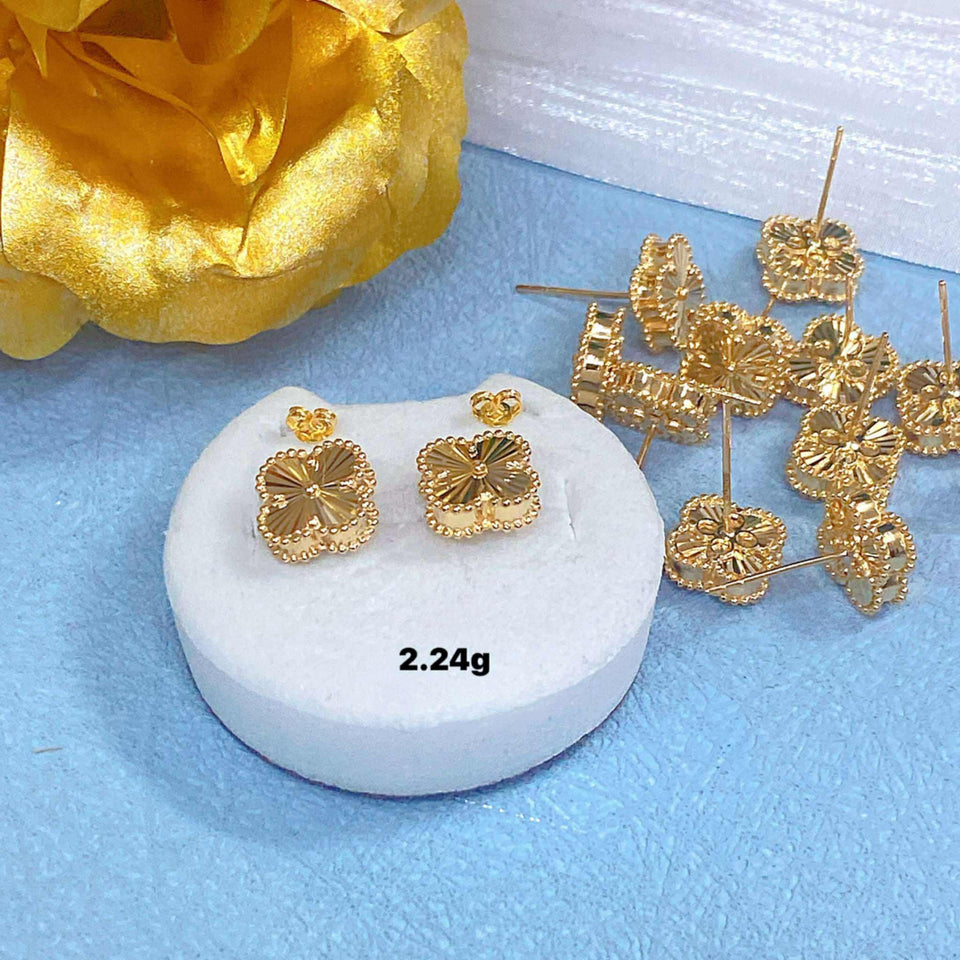 CLOVER STUD EARRING 12MM