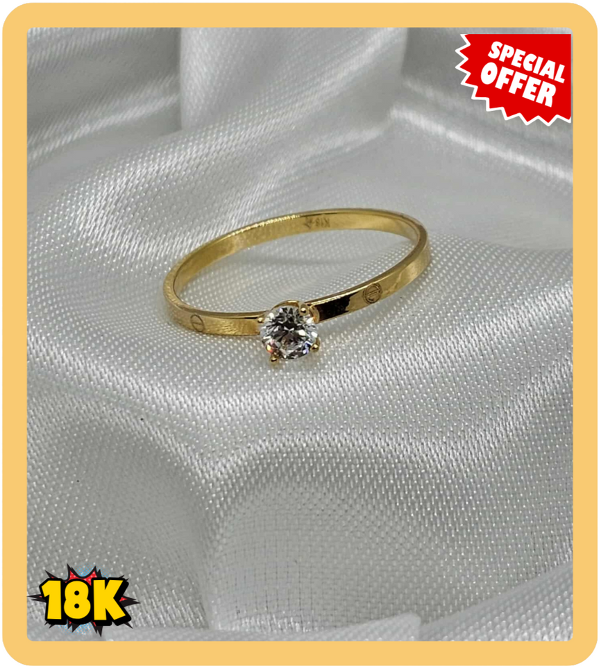 18k Cartier Ring with russian stones