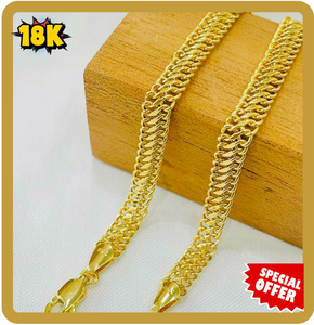 18K VISMARK BRACELET SIZE 7.5 4-5MM