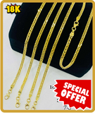 18K JAPAN STYLE BRACELET 7.5