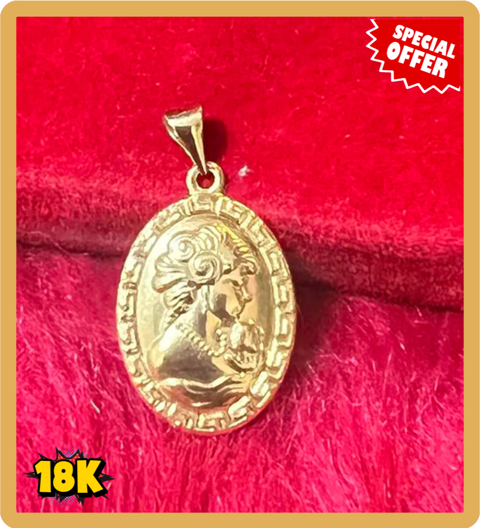 CAMEO PENDANT OPEN BACK