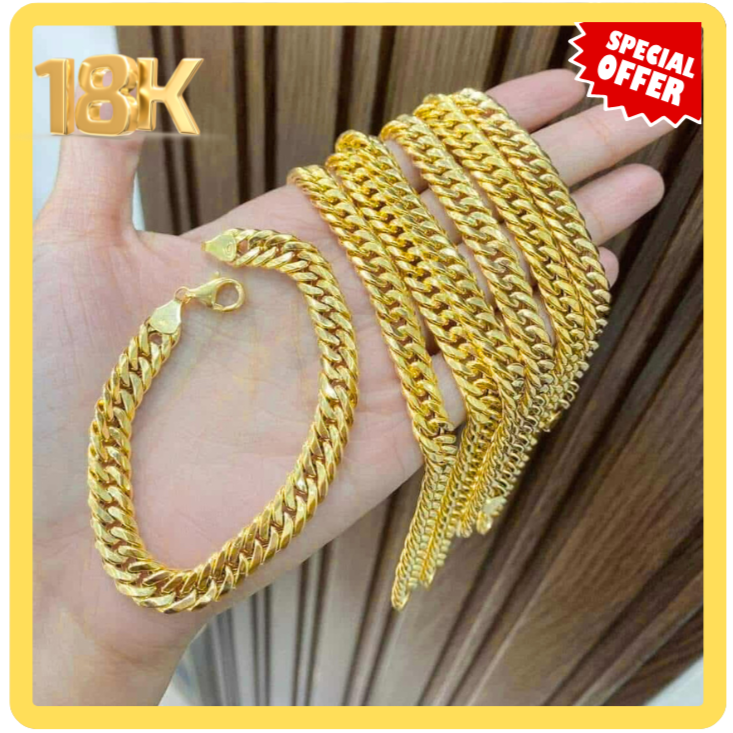 CHUNKY HALLOW BRACELET 8 7-8MM